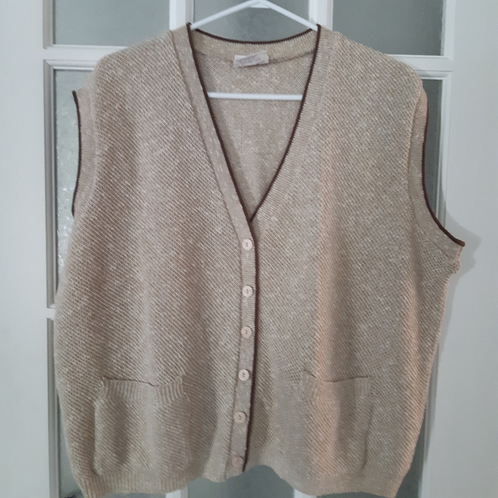 🇨🇦***Vintage Knit Vest / Made in Canada